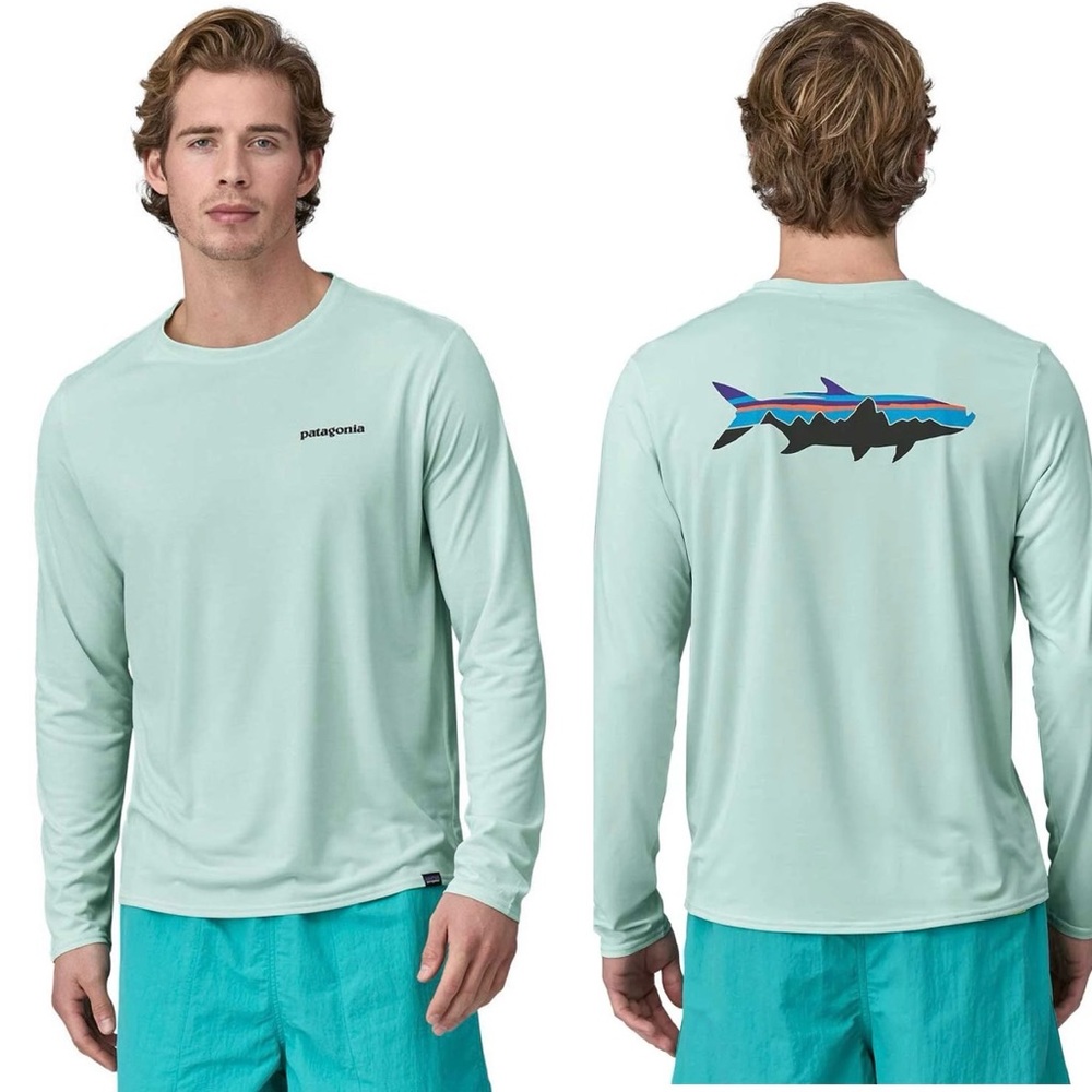 Patagonia Men's Capilene Long Sleeve Cool Daily Graphic Shirt size XS